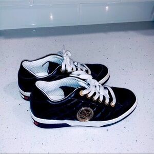 LOVE MOSCHINO‎ Sneakers - Gold Emblem - Black​